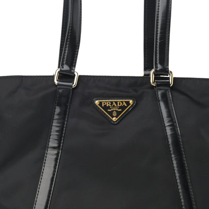 Prada Tessuto Nylon Shopping Tote Black 8 of 10