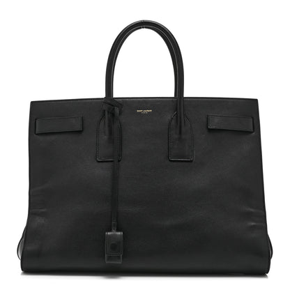 Saint Laurent Calfskin Large Sac de Jour Carryall Black 1 of 10