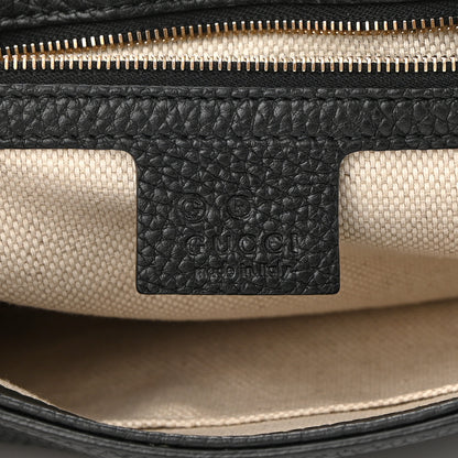 Gucci Pebbled Calfskin Medium Soho Flap Crossbody Black 6 of 14