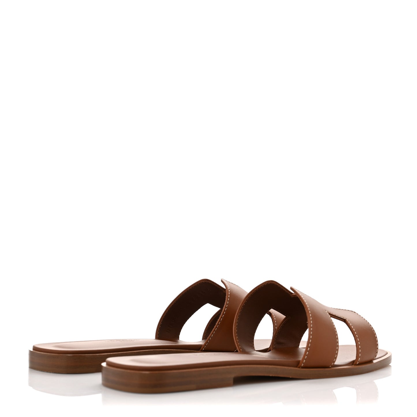 Box Calfskin Oran Sandals 37 Gold