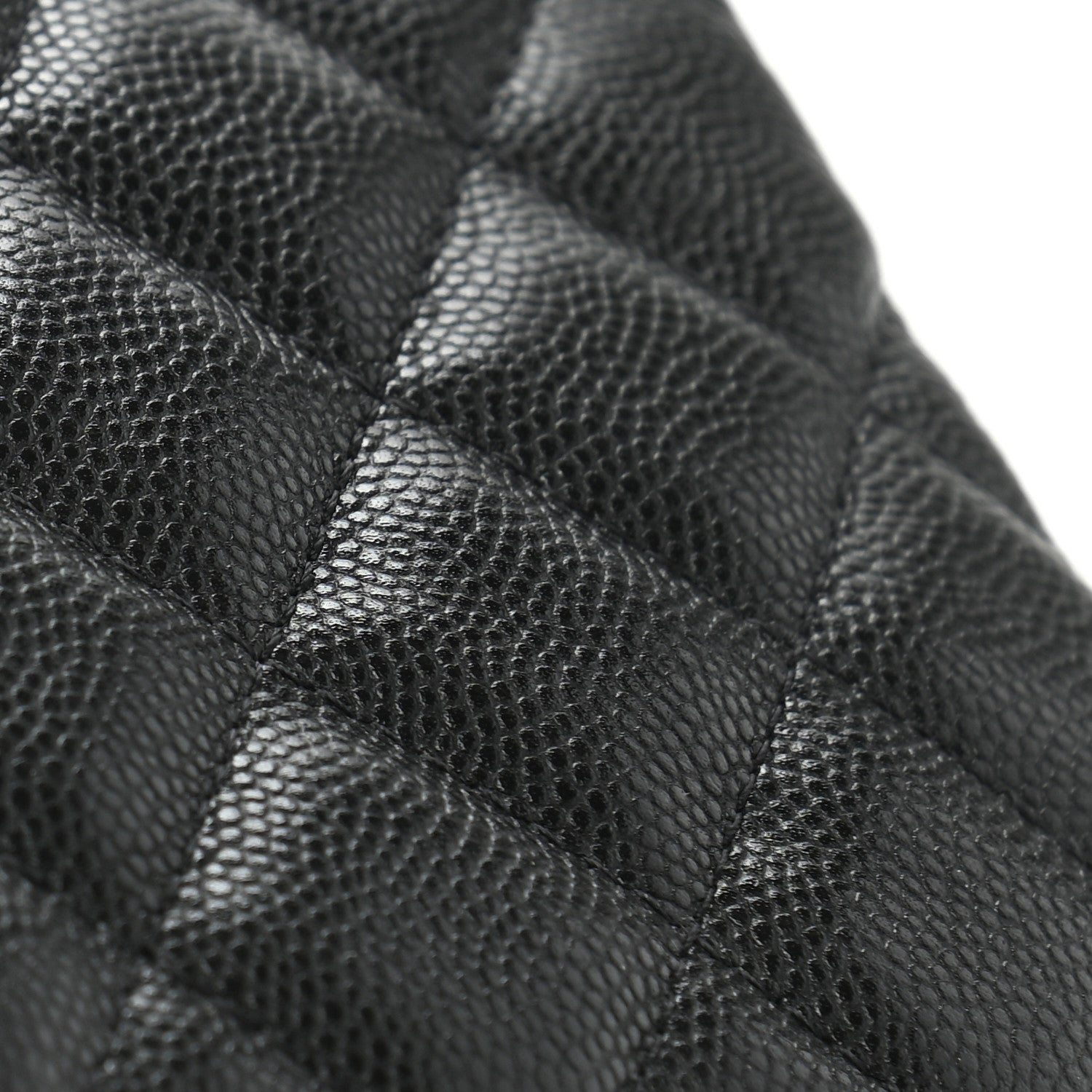 Chanel Caviar Quilted Small Cosmetic Case Black 8 of 9