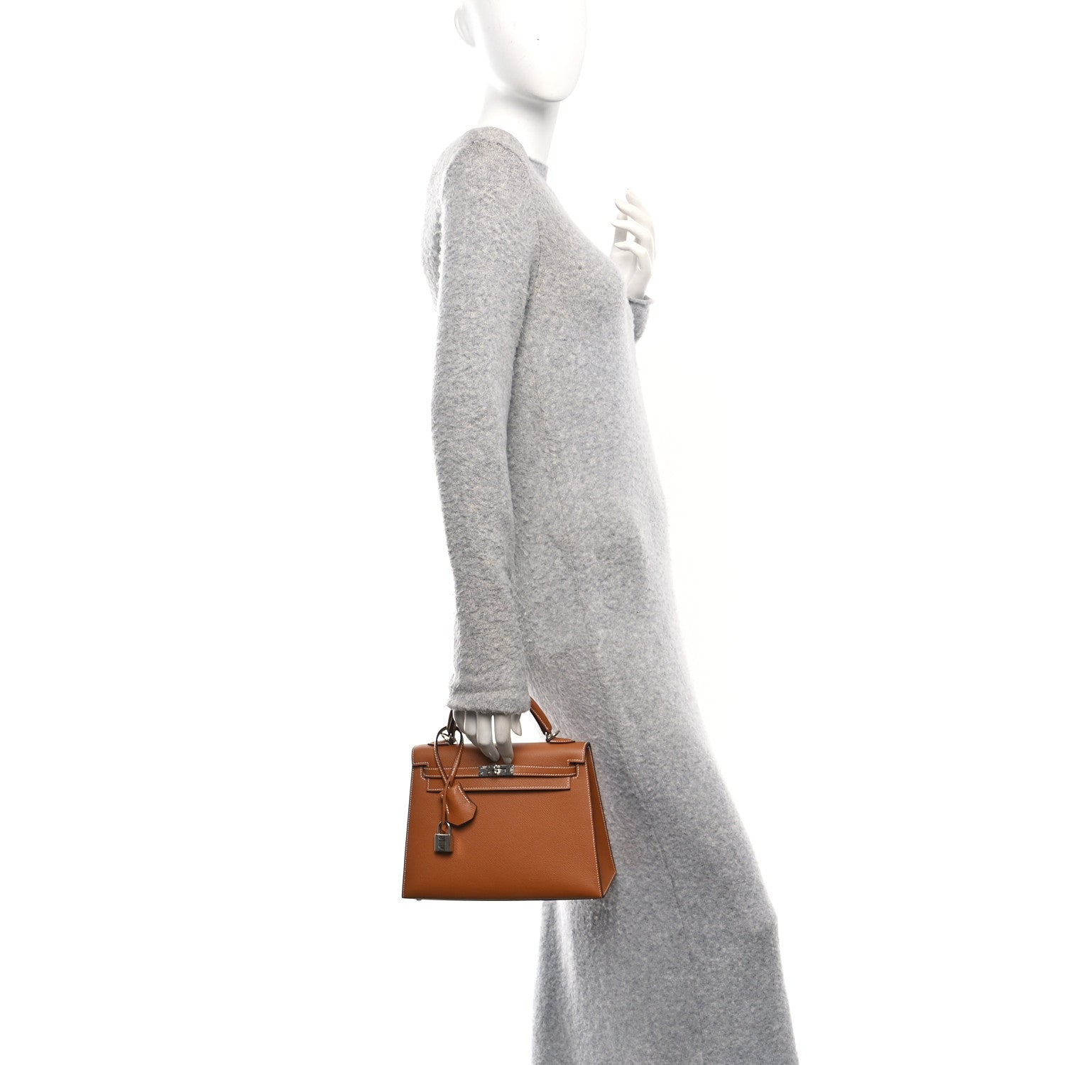 Hermes Epsom Kelly Sellier 25 Gold 2 of 12