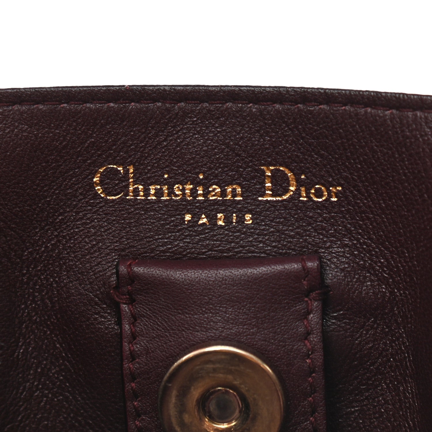 Christian Dior Bullcalf Medium Diorissimo Tote True Red 6 of 9