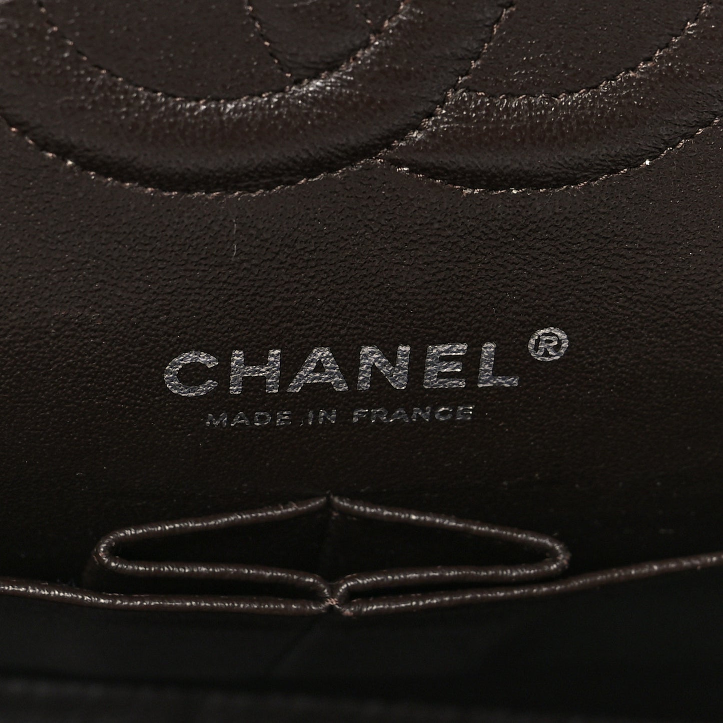 Caviar Quilted Medium Double Flap Brown