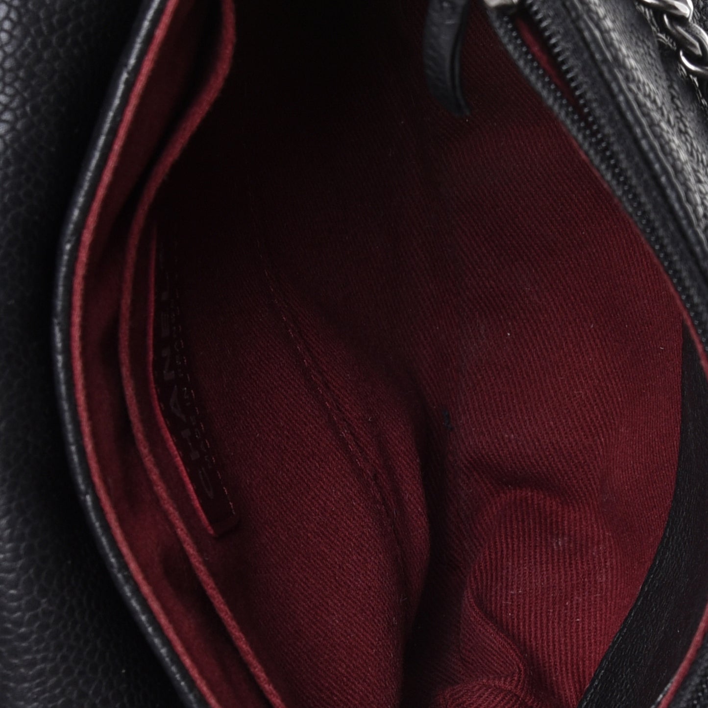 Caviar Quilted Crossbody Bag Black