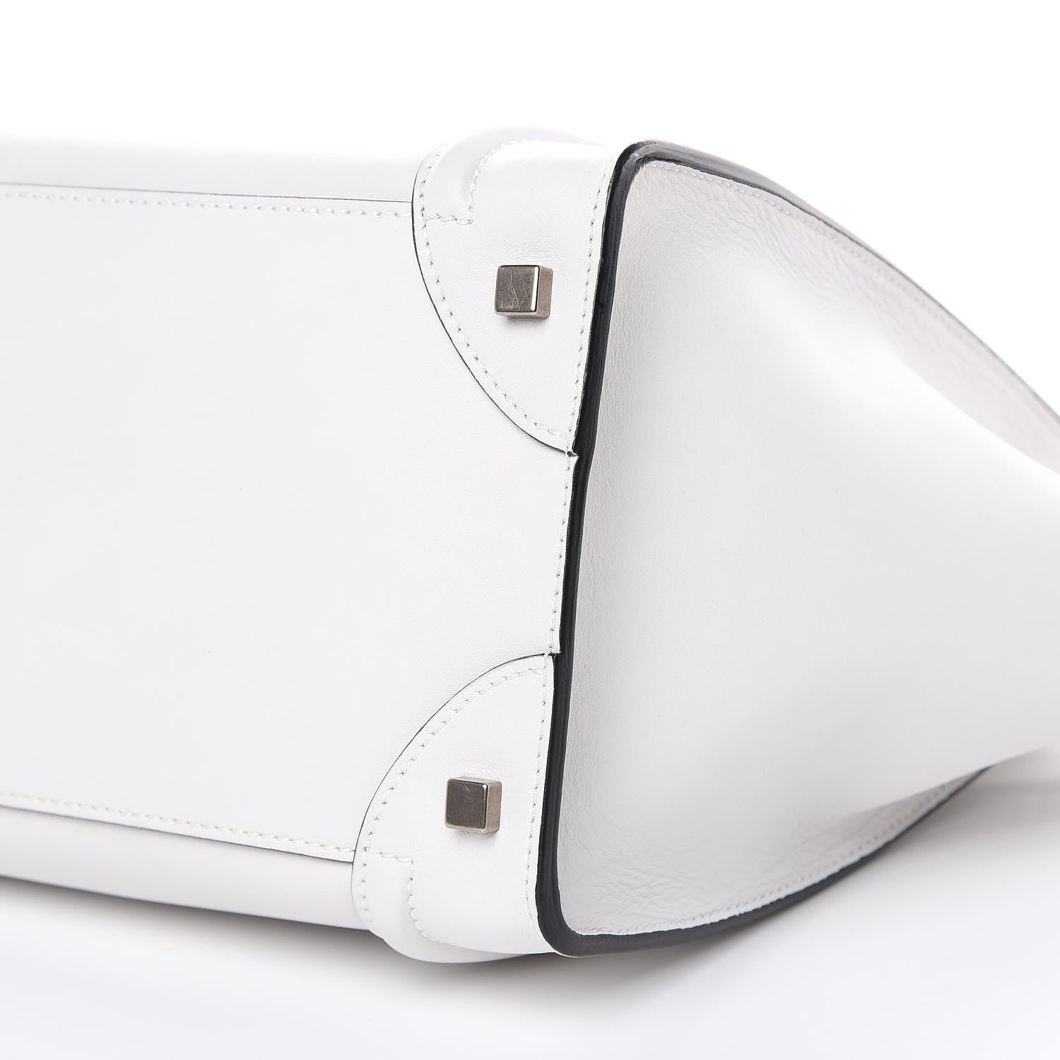 Celine Smooth Calfskin Mini Luggage White 8 of 10
