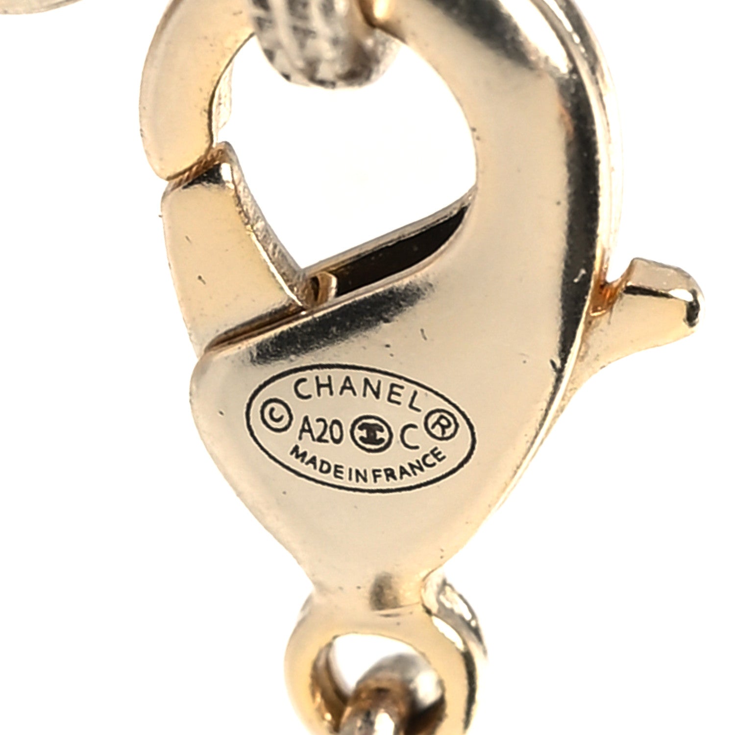 Chanel Pearl CC Long Necklace Gold 5 of 5