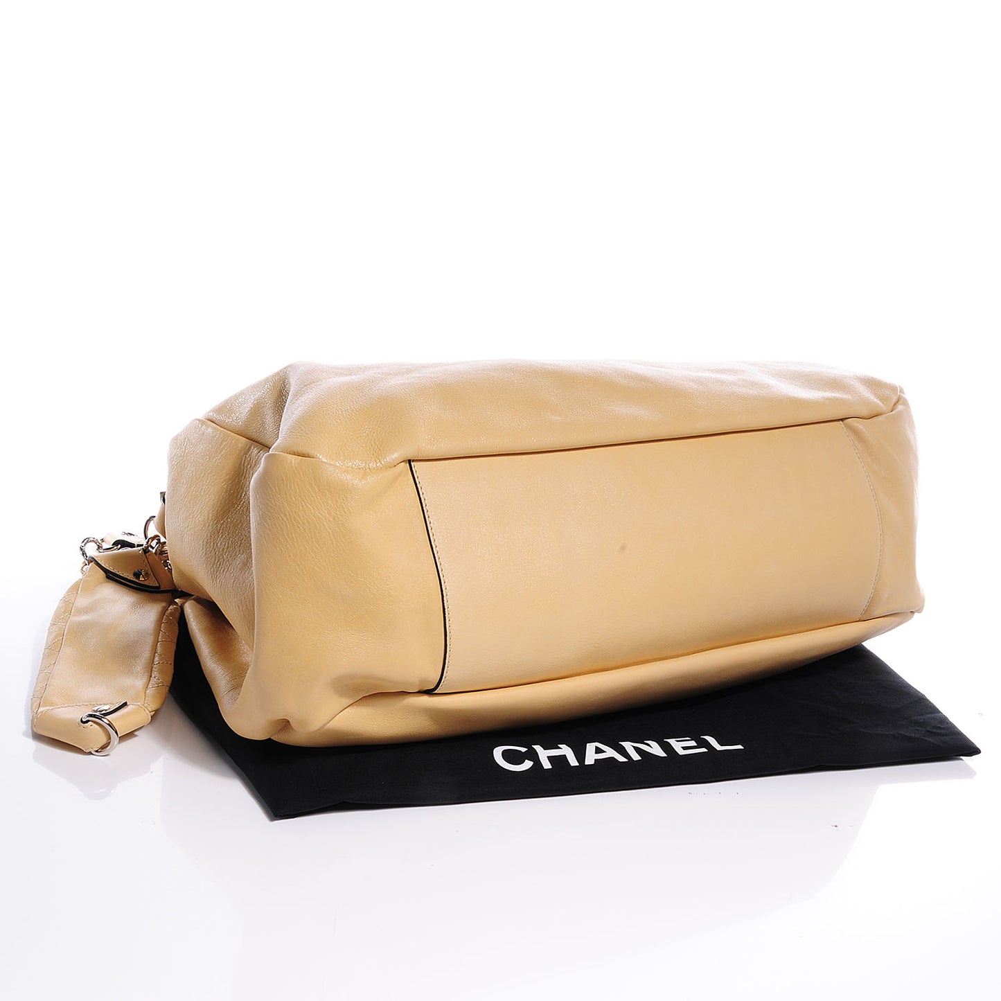 Lambskin Edgy Large Hobo Beige