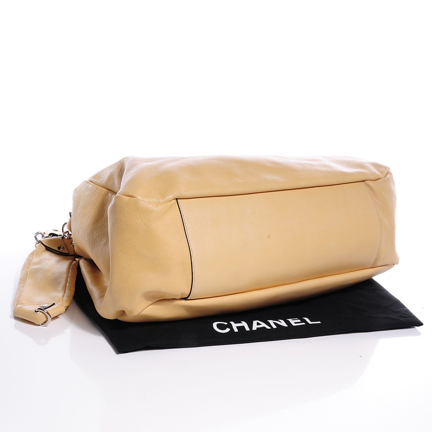 Chanel Lambskin Edgy Large Hobo Beige 4 of 8