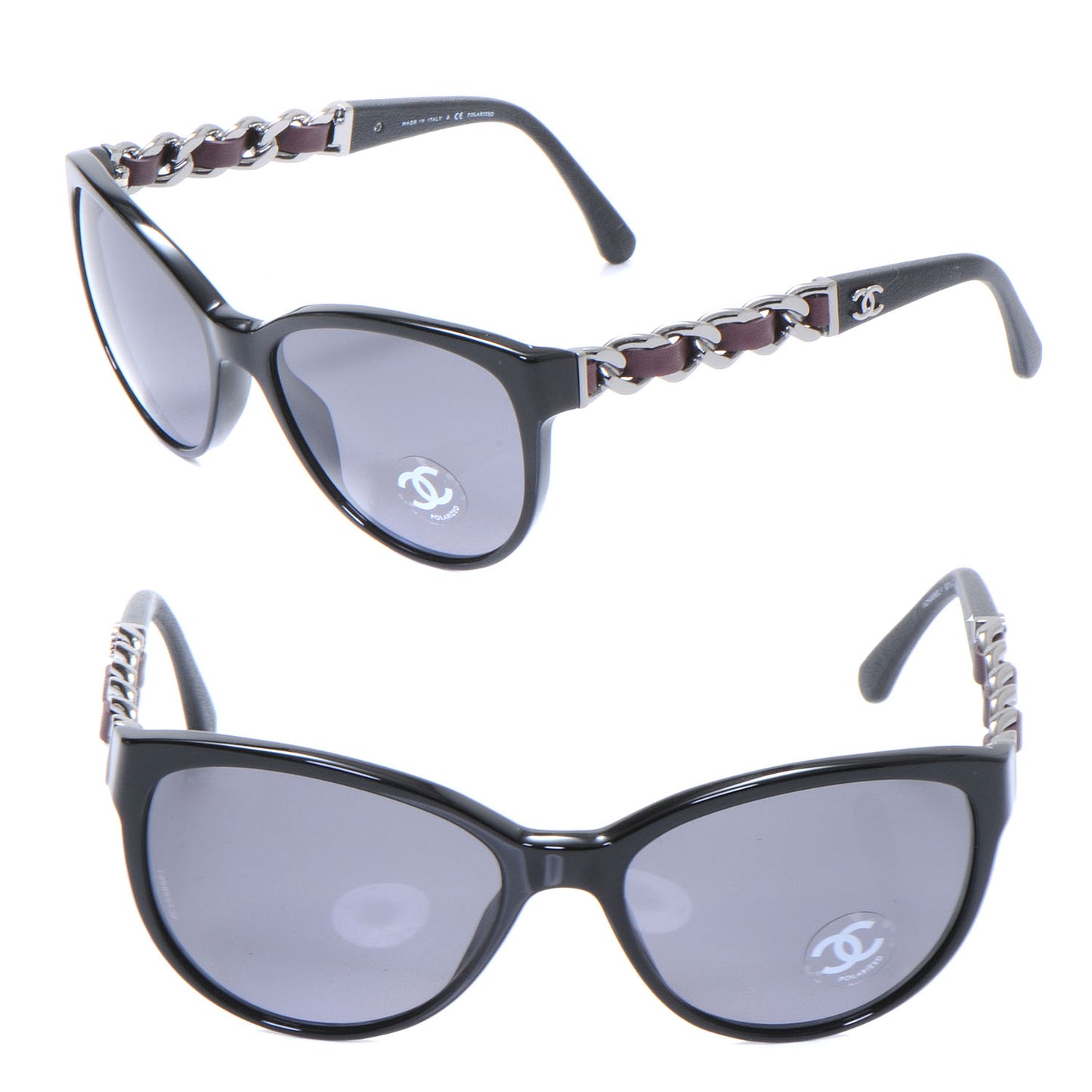 CC Chain Sunglasses Black 5215Q