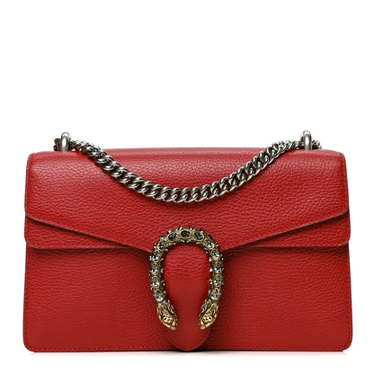 Gucci Dollar Calfskin Swarovski Crystal Small Dionysus Shoulder Bag Hibiscus Red 1 of 4