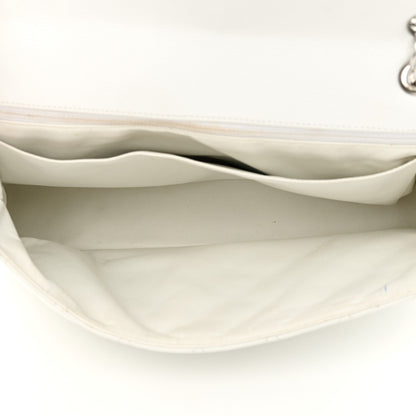 Chanel Caviar Quilted Maxi Single Flap White 5 of 18