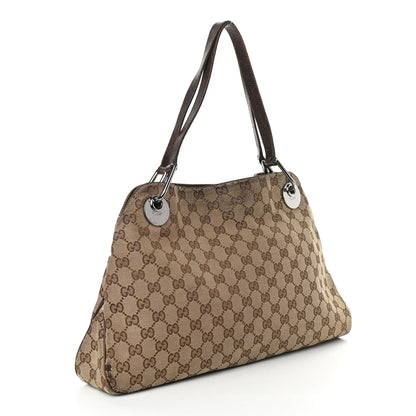 Gucci Monogram Medium Eclipse Shoulder Bag Dark Brown 2 of 16