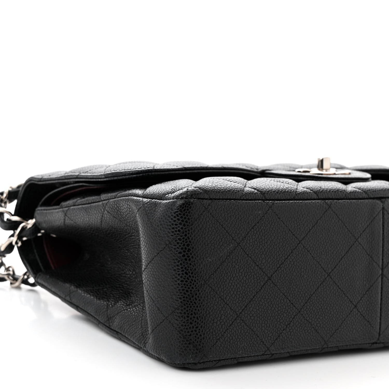 Chanel Caviar Quilted Jumbo Double Flap Black 9 of 11