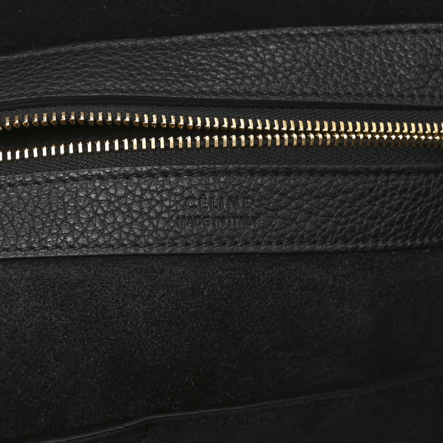 Soft Grained Calfskin Small Belt Cabas Phantom Black