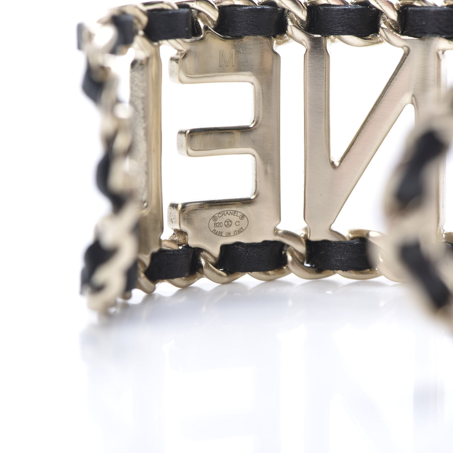 Lambskin Chain Vintage Allure Bracelet Gold