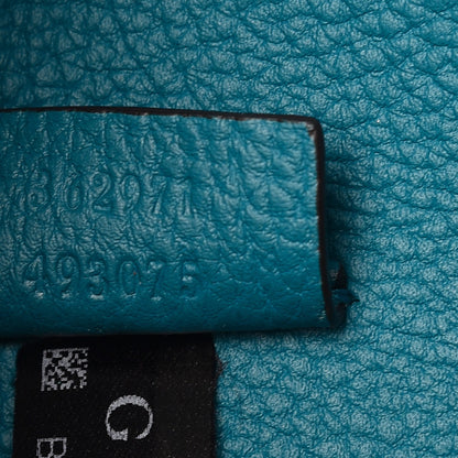 Gucci Soft Calfskin Small Jackie Shoulder Bag Blue 7 of 8