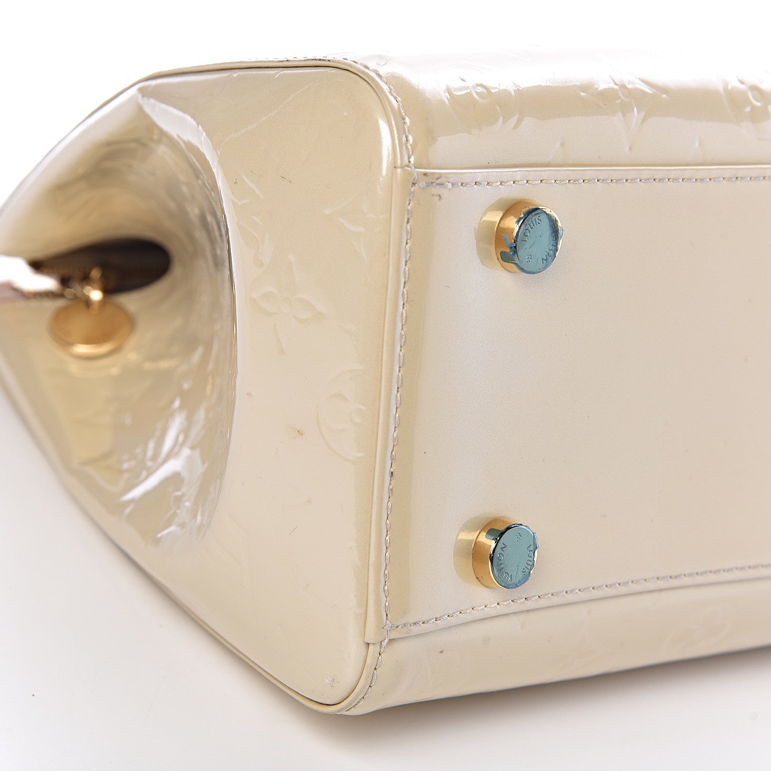 Louis Vuitton Vernis Brea GM Blanc Corail 9 of 11
