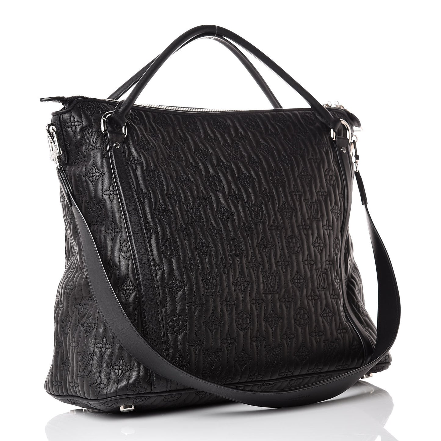Monogram Lambskin Antheia Ixia MM Black