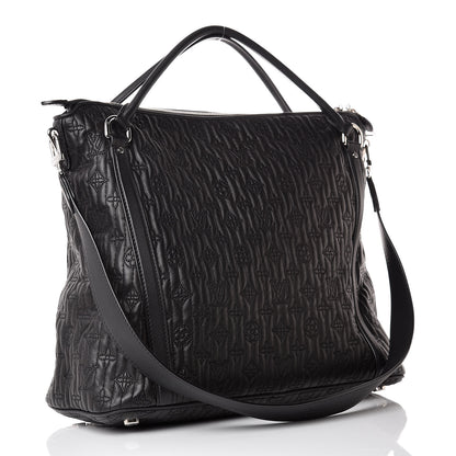 Louis Vuitton Monogram Lambskin Antheia Ixia MM Black 4 of 10
