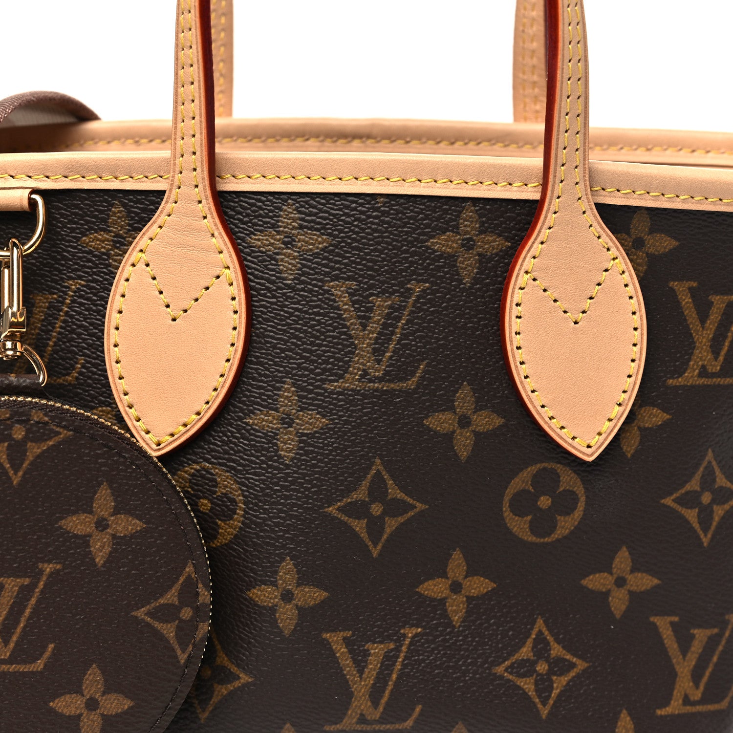 Louis Vuitton Monogram Neverfull BB Beige 8 of 11