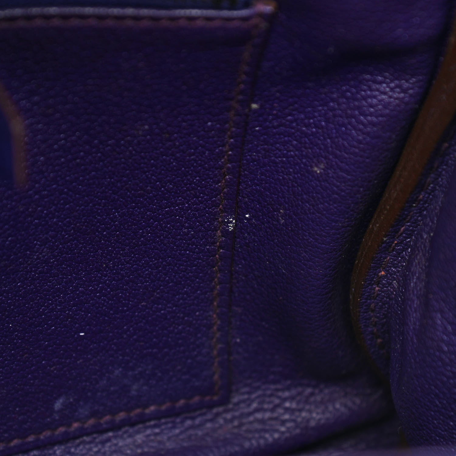 Hermes Taurillon Clemence Birkin 30 Iris 12 of 12