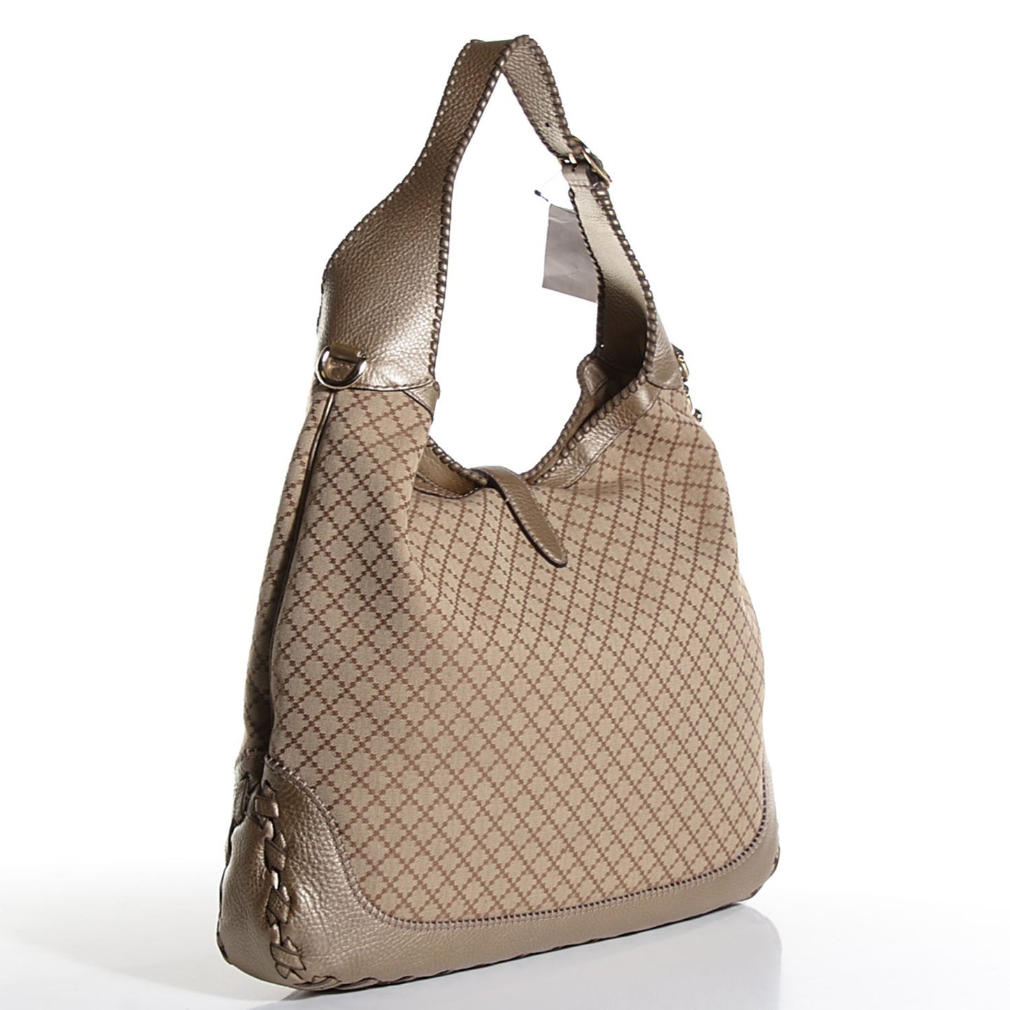 Diamante Large New Jackie Shoulder Bag Champagne