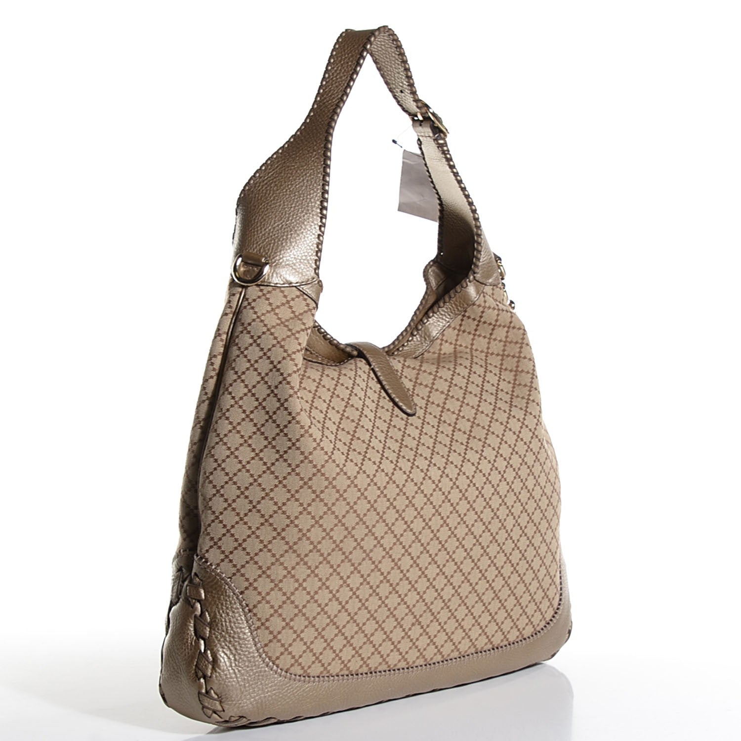 Gucci Diamante Large New Jackie Shoulder Bag Champagne 3 of 9