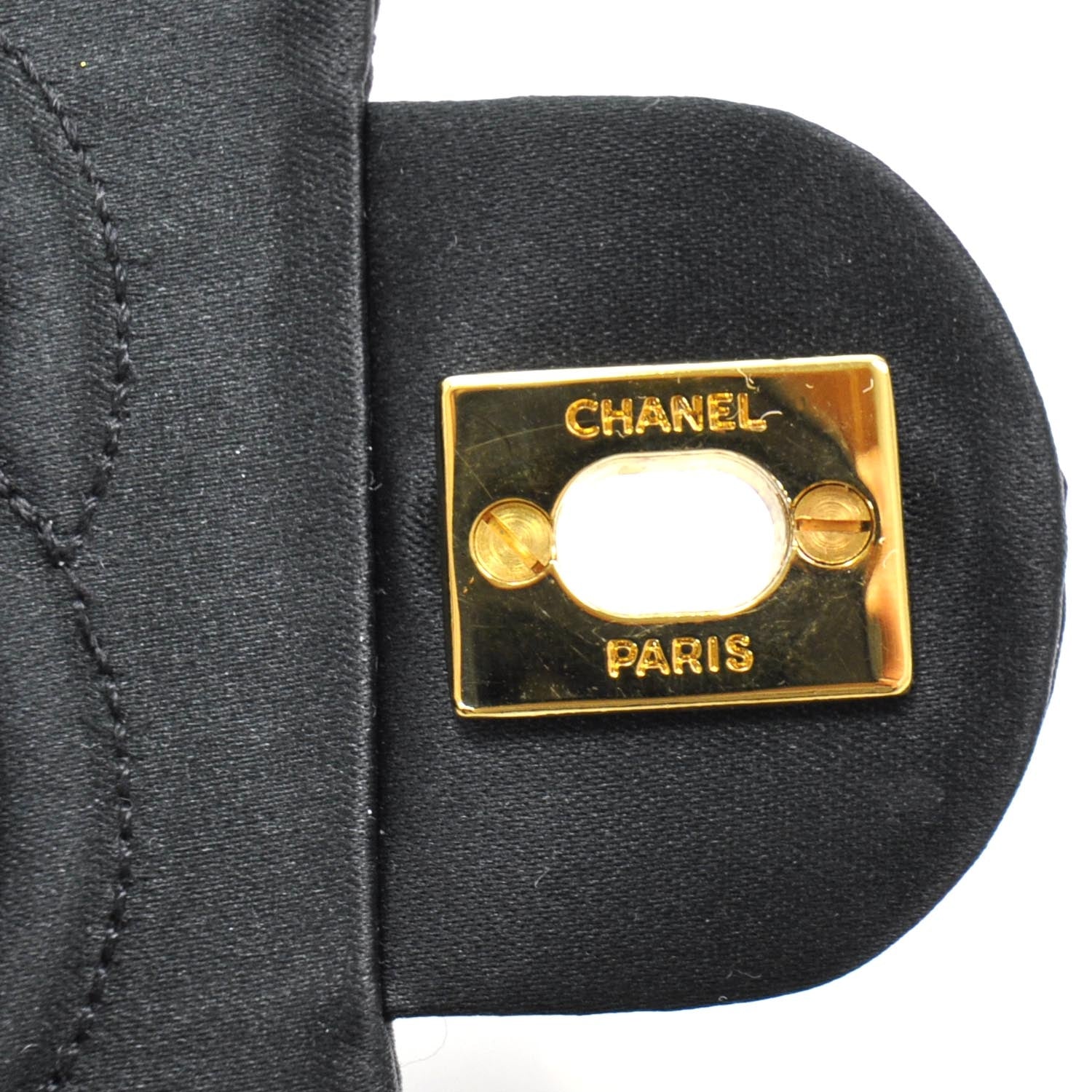 Chanel Satin Quilted Mini Flap Black 7 of 9