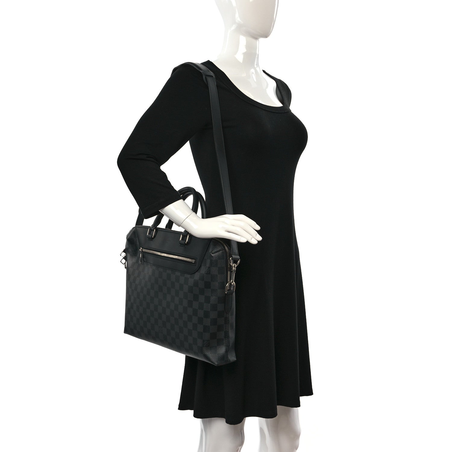 Louis Vuitton Damier Graphite Porte-Documents Jour 2 of 9