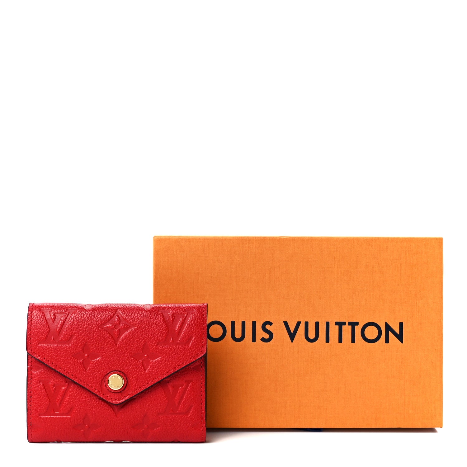 Louis Vuitton Empreinte Victorine Wallet Scarlet 14 of 14