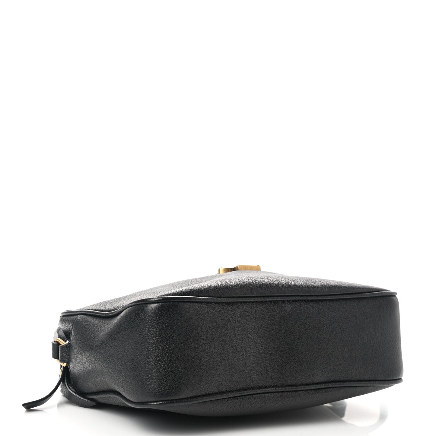 Grained Lambskin Monogram Lou Camera Bag Black