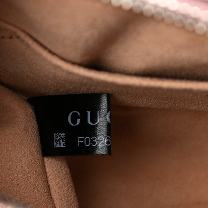 Gucci Calfskin Matelasse Small GG Marmont Chain Shoulder Bag Wild Rose 8 of 10