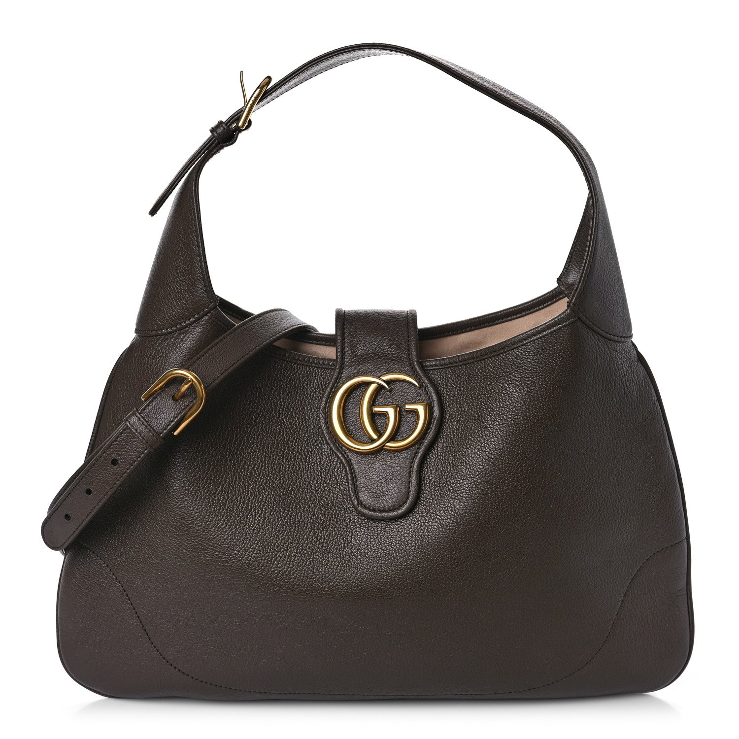 Gucci Goatskin Medium Aphrodite Shoulder Bag New Acero 1 of 8