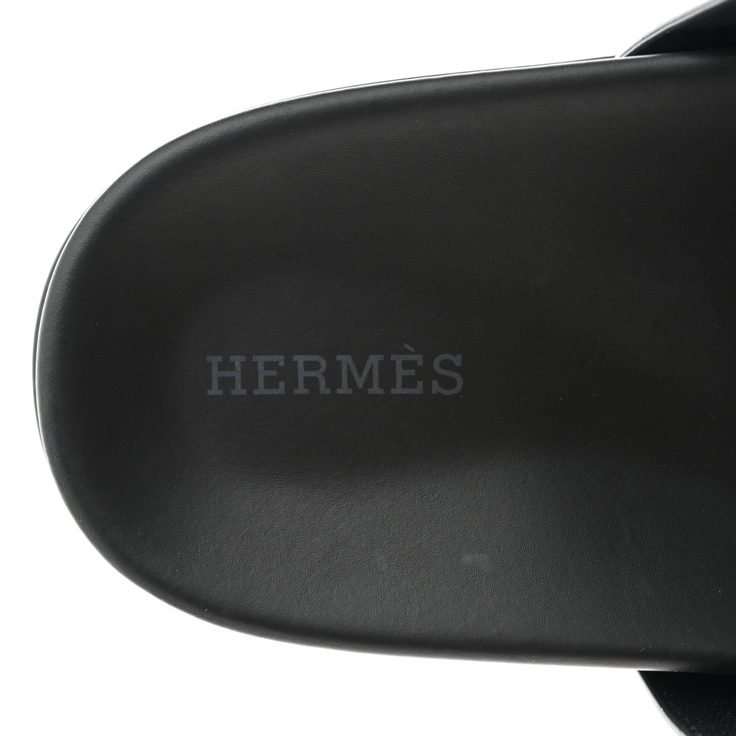 Hermes Calfskin Womens Chypre Sandals 39 Black 7 of 9