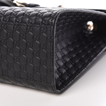 Gucci Microguccissima Medium Emily Chain Shoulder Bag Black 9 of 9
