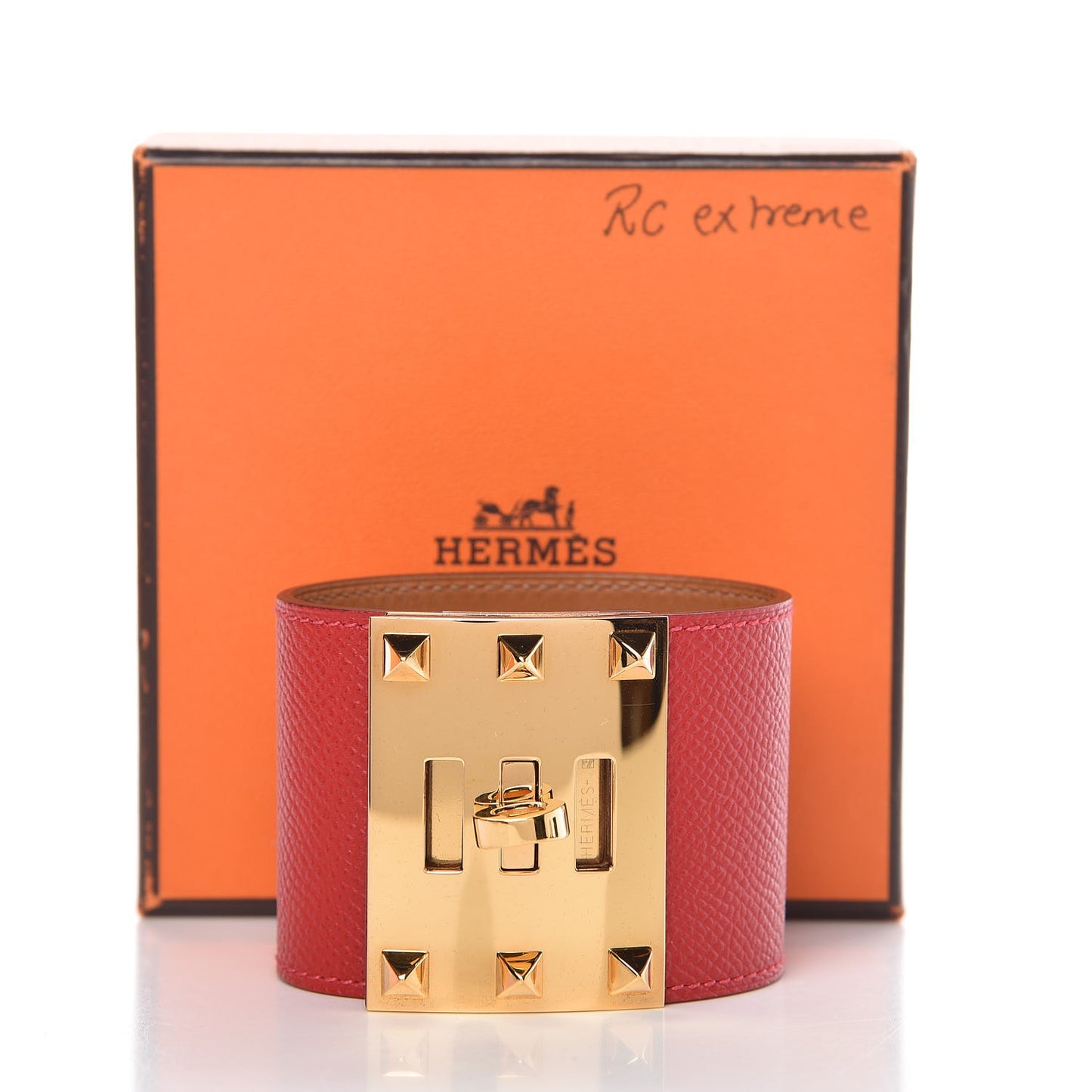 Epsom Extreme Kelly Bracelet S Rouge Casaque