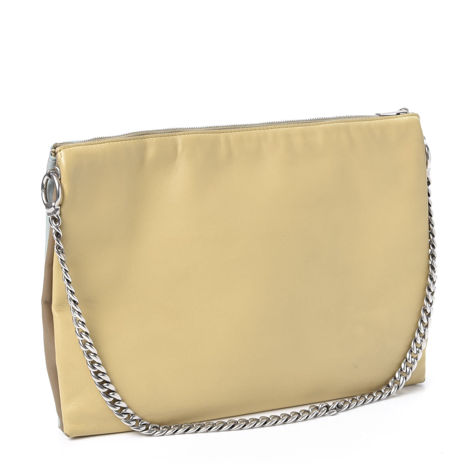Celine Lambskin Soft Trio Zipped Bag Glacier 2 of 9