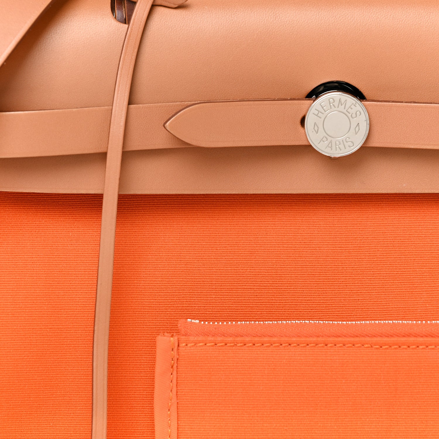 Hermes Toile Herbag Zip 31 PM Orange 9 of 25
