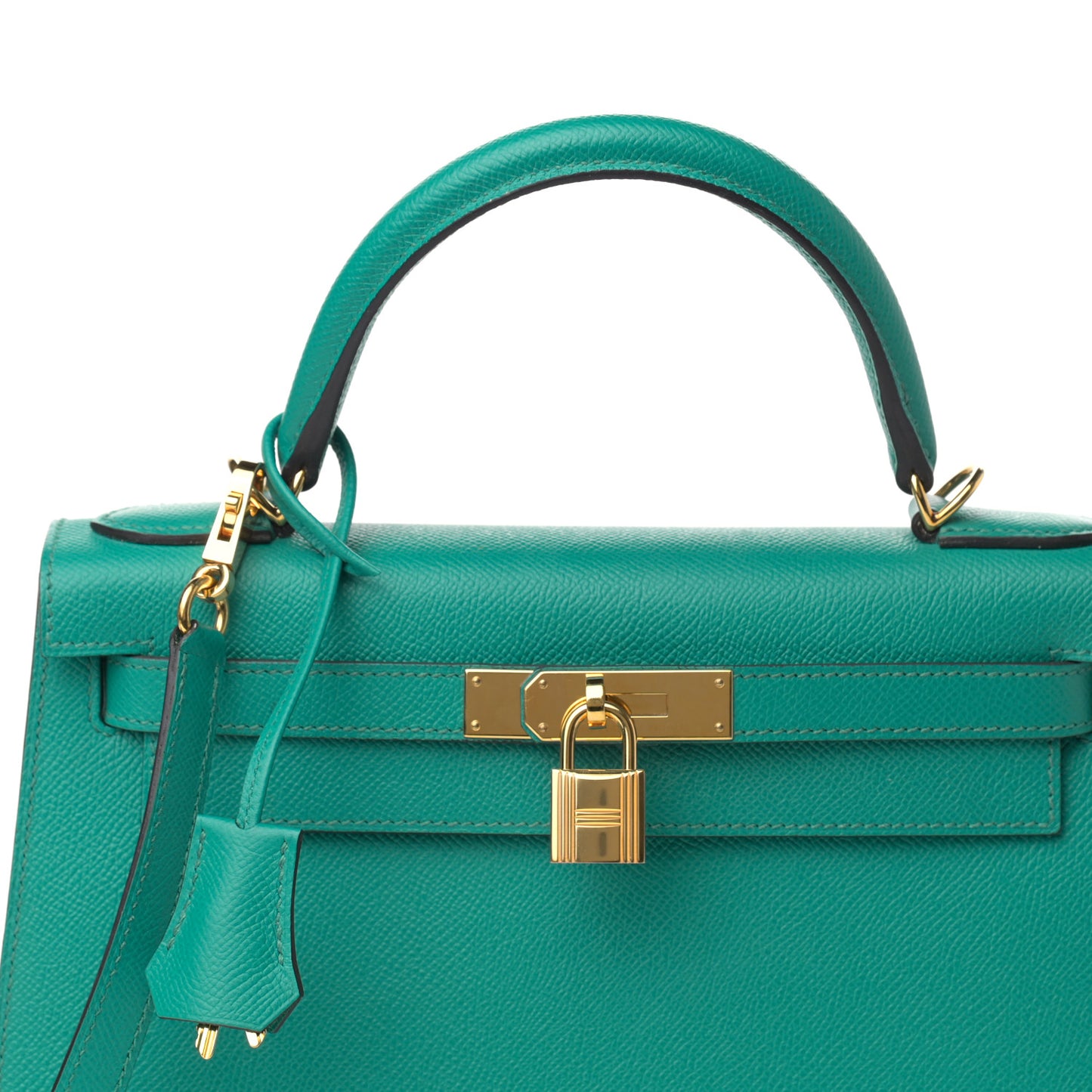 Epsom Kelly Sellier 28 Bleu Paon