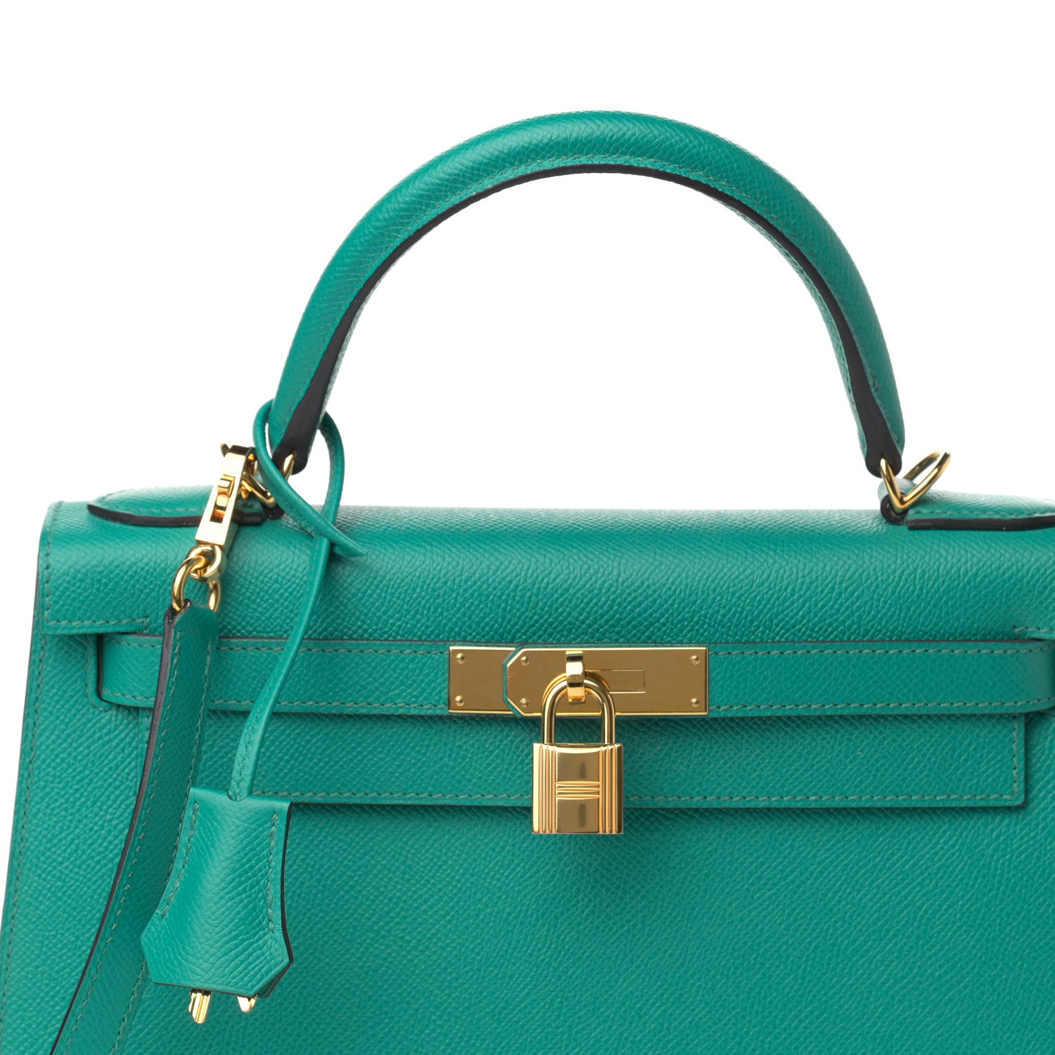 Hermes Epsom Kelly Sellier 28 Bleu Paon 7 of 14