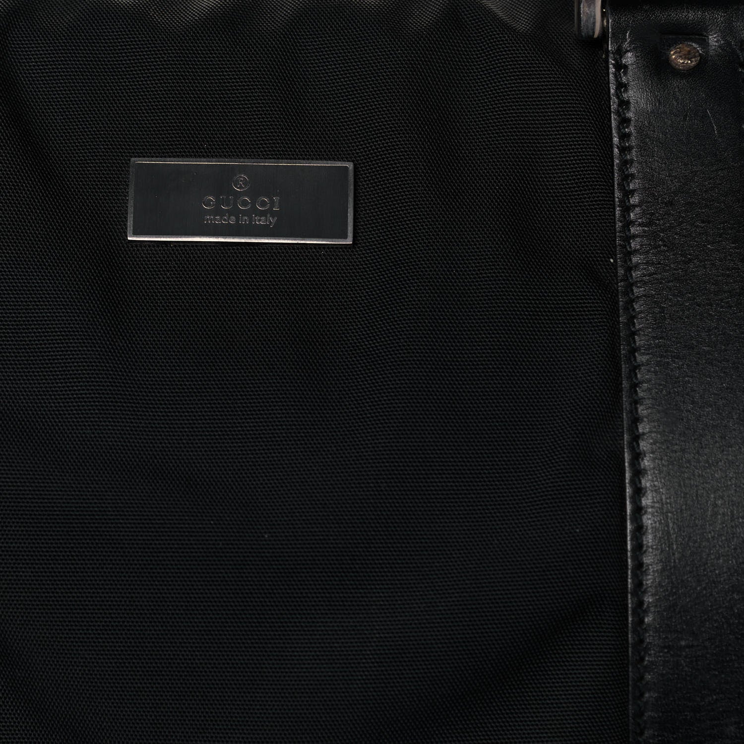 Gucci Nylon Large Duffle Bag Black 8 of 16