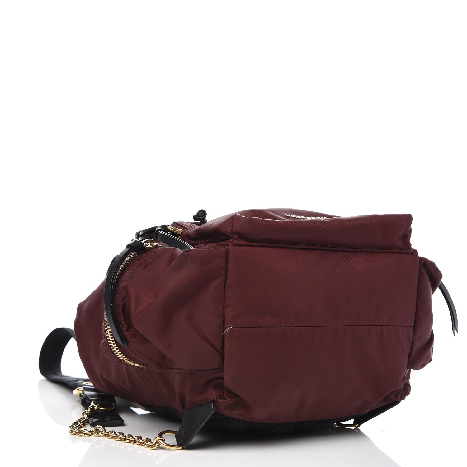 Burberry Nylon Large Rucksack Backpack Burgundy Red 4 of 10
