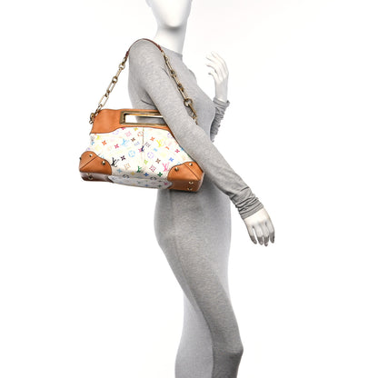 Louis Vuitton Monogram Multicolor Judy MM White 3 of 9