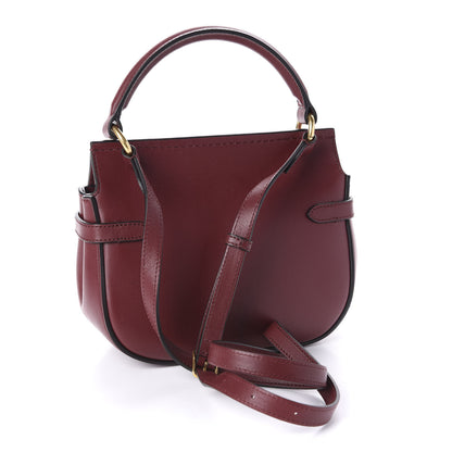 Mulberry Silky Calfskin Ayers Small Amberley Satchel Nordic Blue Crimson 3 of 9