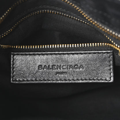 Balenciaga Baby Daim Suede Gold Metallic Edge Hardware Mini City Black 7 of 11