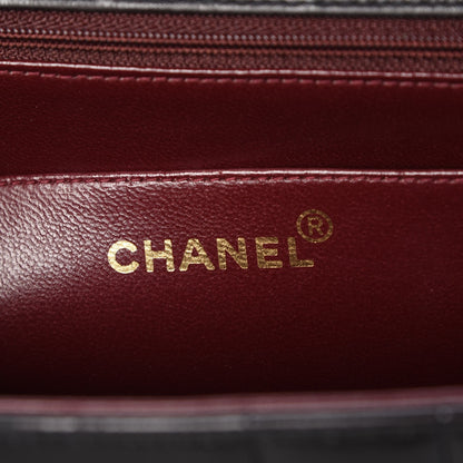 Chanel Lambskin Vertical Quilt Jumbo Single Flap Black 6 of 10
