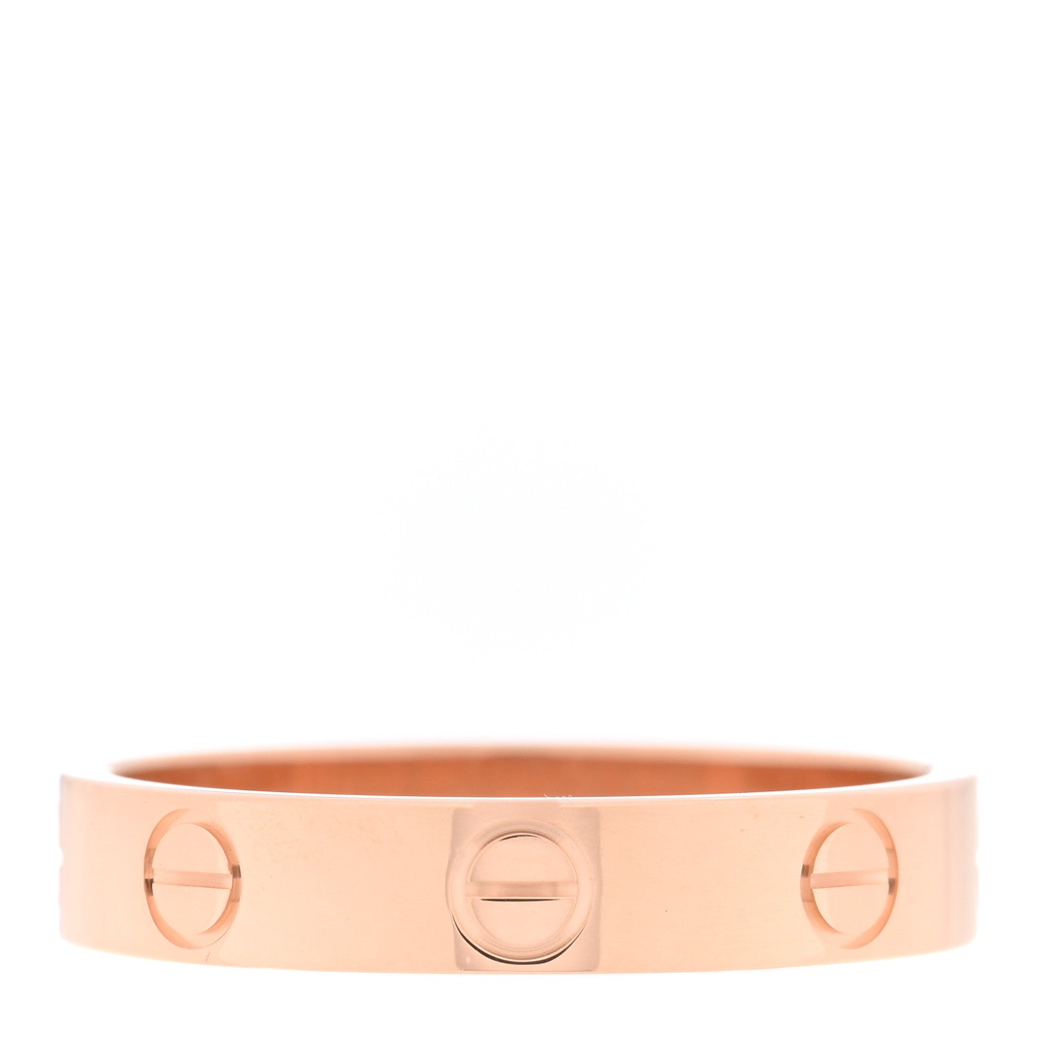 Cartier 18K Pink Gold 3.5mm LOVE Wedding Band Ring 53 6.5 3 of 4