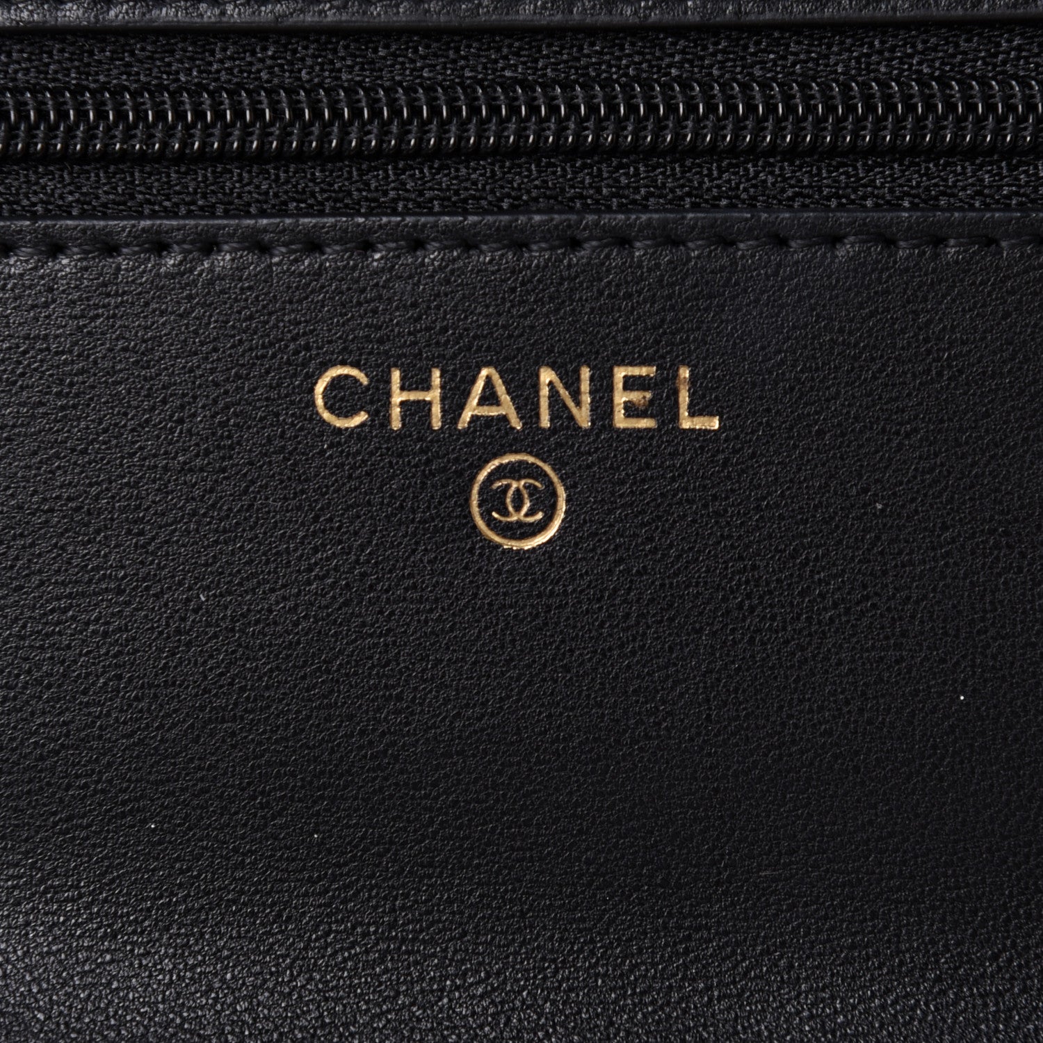 Chanel Caviar Quilted CC Filigree Wallet On Chain WOC Black 6 of 11