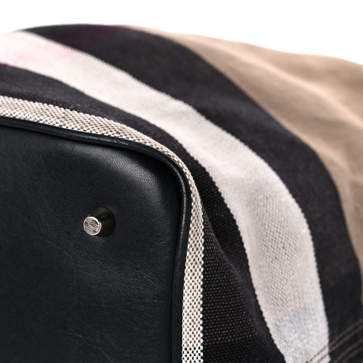 Canvas Mega Check Medium Ashby Hobo Black